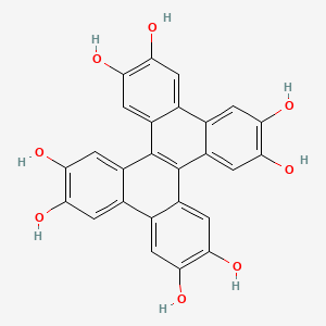 Dibenzo[g,p]chrysen-2,3,6,7,10,11,14,15-octaol chemical structure (CAS 1246204-19-2)