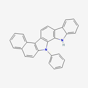 14-Phenyl-13,14-dihydrobenzo[g]indolo[2,3-a]carbazole chemical structure (CAS 1246308-78-0)