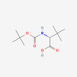 Boc-D-Tle-OH chemical structure (CAS 124655-17-0)
