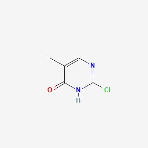 2-Chloro-5-methylpyrimidin-4-ol chemical structure (CAS 1246763-80-3)