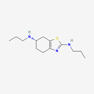 (S)-N2,N6-Dipropyl-4,5,6,7-tetrahydrobenzo[d]thiazole-2,6-diamine chemical structure (CAS 1246815-83-7)