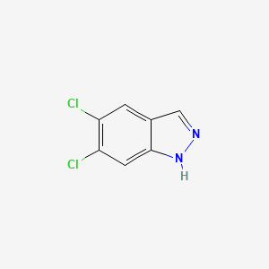 5,6-Dichloro-1H-indazole chemical structure (CAS 124691-76-5)