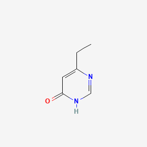 6-Ethylpyrimidin-4(3H)-one chemical structure (CAS 124703-78-2)