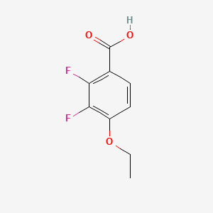4-Ethoxy-2,3-difluorobenzoic acid chemical structure (CAS 124728-45-6)