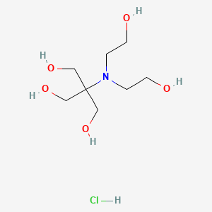 2-(Bis(2-hydroxyethyl)amino)-2-(hydroxymethyl)propane-1,3-diol hydrochloride chemical structure (CAS 124763-51-5)