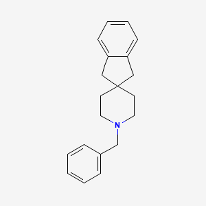 1'-Benzyl-1,3-dihydrospiro[indene-2,4'-piperidine] chemical structure (CAS 1247734-77-5)