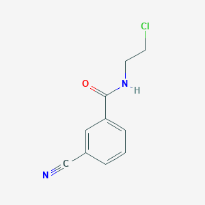 N-(2-Chloroethyl)-3-cyanobenzamide chemical structure (CAS 1247759-33-6)