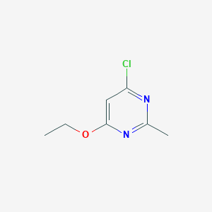 4-Chloro-6-ethoxy-2-methylpyrimidine chemical structure (CAS 1248229-24-4)