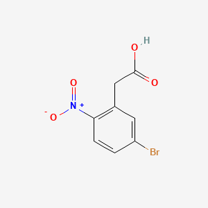 2-(5-Bromo-2-nitrophenyl)acetic acid chemical structure (CAS 124840-61-5)