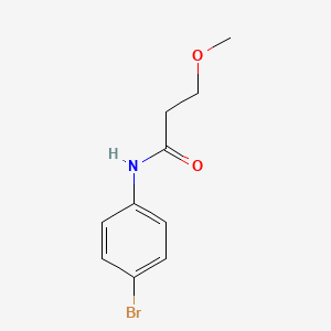 N-(4-Bromophenyl)-3-methoxypropanamide chemical structure (CAS 1248764-29-5)