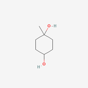 trans-1-Methylcyclohexane-1,4-diol chemical structure (CAS 124899-26-9)