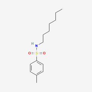 N-Heptyl-4-methylbenzenesulfonamide chemical structure (CAS 124920-13-4)