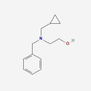 2-[Benzyl(cyclopropylmethyl)amino]ethanol chemical structure (CAS 1249321-20-7)