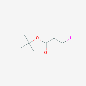 tert-Butyl 3-iodopropanoate chemical structure (CAS 124935-83-7)
