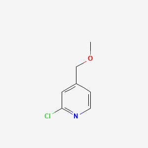 2-Chloro-4-(methoxymethyl)pyridine chemical structure (CAS 1249610-72-7)