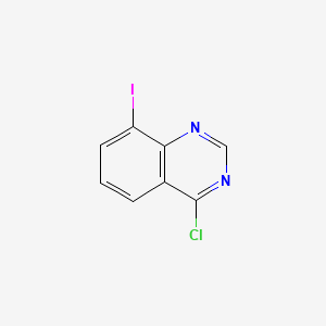 4-Chloro-8-iodoquinazoline chemical structure (CAS 125096-73-3)