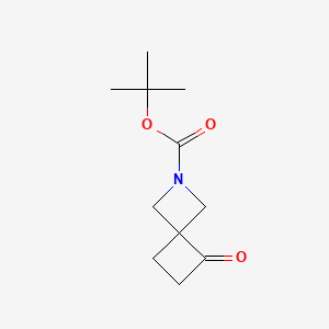 tert-Butyl 5-oxo-2-azaspiro[3.3]heptane-2-carboxylate chemical structure (CAS 1251020-88-8)