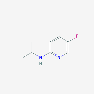 5-Fluoro-N-isopropylpyridin-2-amine chemical structure (CAS 1251039-74-3)