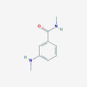 N-Methyl-3-(methylamino)benzamide chemical structure (CAS 125125-01-1)