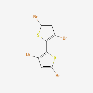 3,3',5,5'-Tetrabromo-2,2'-bithiophene chemical structure (CAS 125143-53-5)