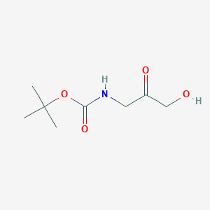tert-Butyl (3-hydroxy-2-oxopropyl)carbamate chemical structure (CAS 1251455-27-2)