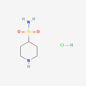 Piperidine-4-sulfonamide hydrochloride chemical structure (CAS 1251923-46-2)