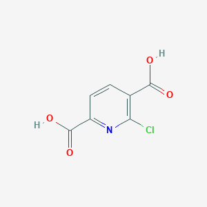 6-Chloropyridine-2,5-dicarboxylic acid chemical structure (CAS 1251953-02-2)