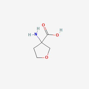 3-Aminotetrahydrofuran-3-carboxylic acid chemical structure (CAS 125218-55-5)
