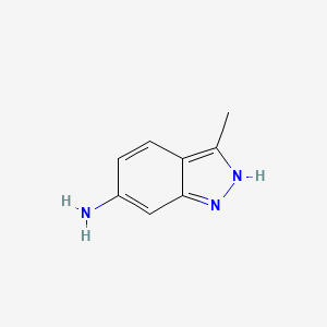 3-Methyl-2H-indazol-6-amine chemical structure (CAS 1252927-42-6)