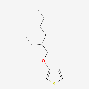 3-((2-Ethylhexyl)oxy)thiophene chemical structure (CAS 125300-69-8)