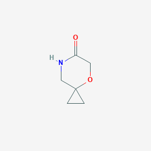 4-Oxa-7-azaspiro[2.5]octan-6-one chemical structure (CAS 1253790-21-4)