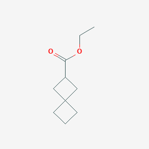 Ethyl spiro[3.3]heptane-2-carboxylate chemical structure (CAS 1255098-89-5)