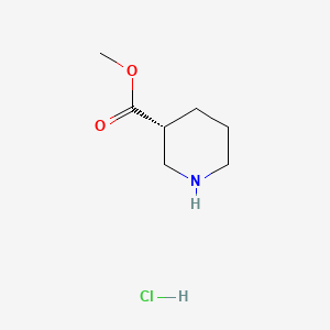 (R)-Methyl piperidine-3-carboxylate hydrochloride chemical structure (CAS 1255651-12-7)