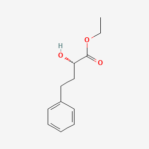 (S)-Ethyl 2-hydroxy-4-phenylbutanoate chemical structure (CAS 125639-64-7)