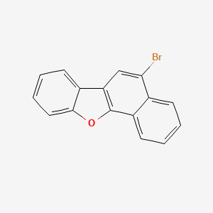 5-Bromonaphtho[1,2-b]benzofuran chemical structure (CAS 1256544-17-8)