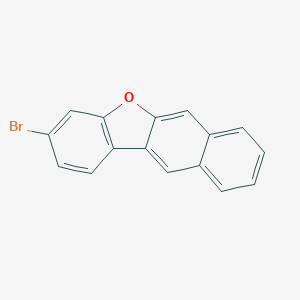 3-Bromonaphtho[2,3-b]benzofuran chemical structure (CAS 1256544-32-7)