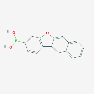 Naphtho[2,3-b]benzofuran-3-ylboronic acid chemical structure (CAS 1256544-33-8)