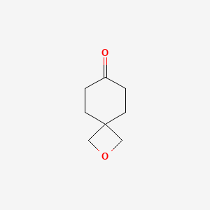 2-Oxaspiro[3.5]nonan-7-one chemical structure (CAS 1256546-74-3)