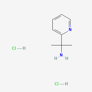 2-(2-Pyridyl)-2-propylamine Dihydrochloride chemical structure (CAS 1256633-17-6)