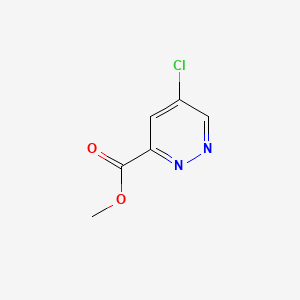 Methyl 5-chloropyridazine-3-carboxylate chemical structure (CAS 1256786-31-8)