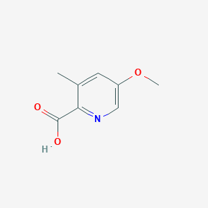 5-Methoxy-3-methylpicolinic acid chemical structure (CAS 1256789-42-0)