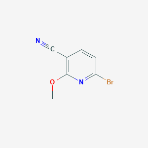 6-Bromo-2-methoxynicotinonitrile chemical structure (CAS 1256790-45-0)