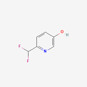6-(Difluoromethyl)pyridin-3-ol chemical structure (CAS 1256791-37-3)