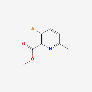 Methyl 3-bromo-6-methylpicolinate chemical structure (CAS 1256810-88-4)