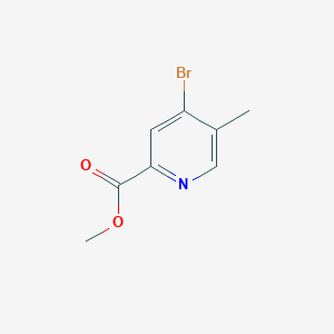 Methyl 4-bromo-5-methylpicolinate chemical structure (CAS 1256813-52-1)