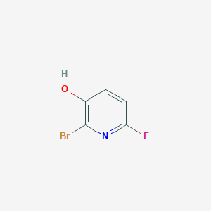 2-Bromo-6-fluoropyridin-3-ol chemical structure (CAS 1256822-94-2)