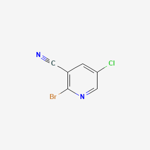 2-Bromo-5-chloronicotinonitrile chemical structure (CAS 1256823-81-0)
