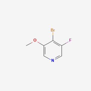 4-Bromo-3-fluoro-5-methoxypyridine chemical structure (CAS 1256825-73-6)