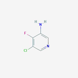 5-Chloro-4-fluoropyridin-3-amine chemical structure (CAS 1256834-58-8)