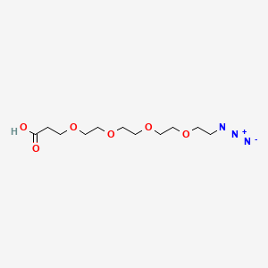 Azido-PEG4-acid chemical structure (CAS 1257063-35-6)